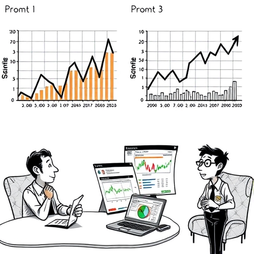 A trader analyzing ISM Services PMI data