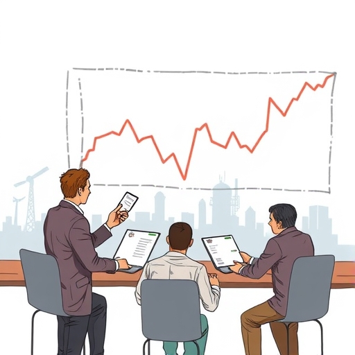 investors analyzing market trends