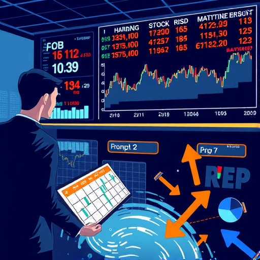 Illustration of the concept of liquidity with flowing water representing smooth trading, and barriers showing risks.