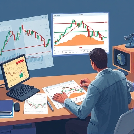 Support and resistance levels in a market