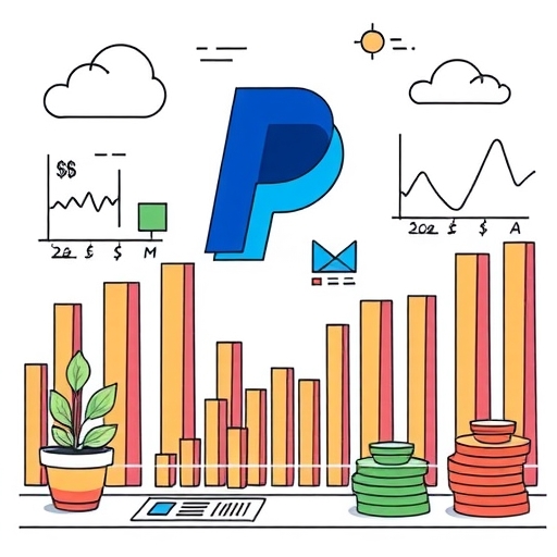 Financial market analysis illustration