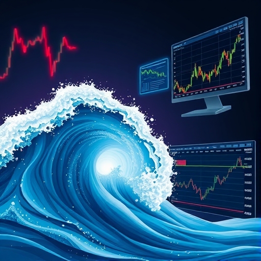 Traders analyzing market trends with charts and indicators.