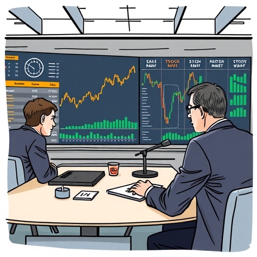 investors analyzing stock market trends