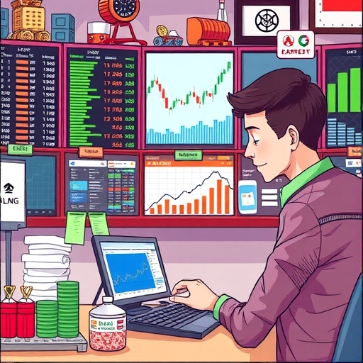 analyzing market graphs with a trader