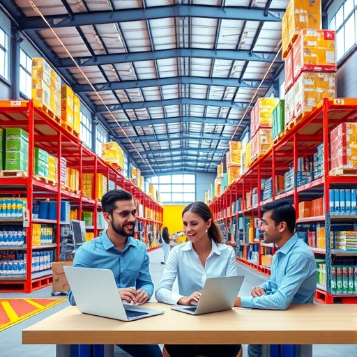 A visual representation of technology enhancing online shopping experience