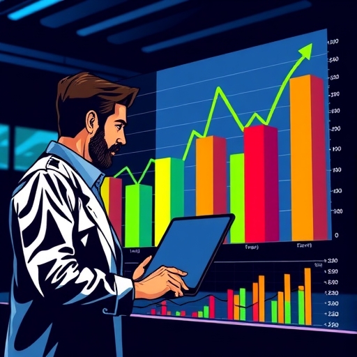 vibrant bar chart showcasing commodity trends