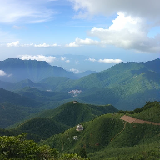 台灣美麗的山景
