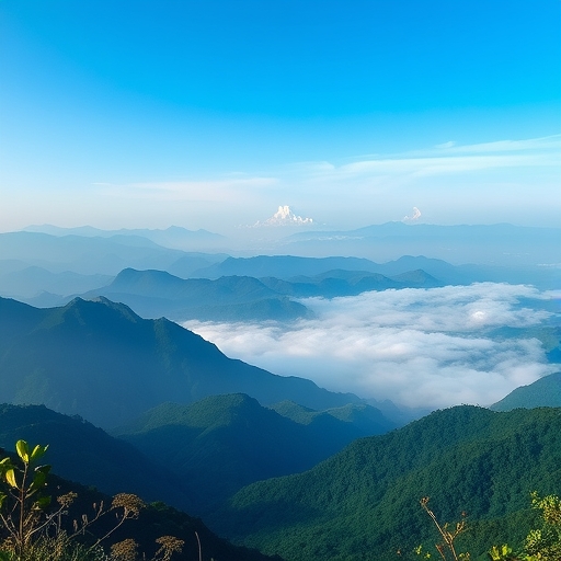 台灣美麗的山景
