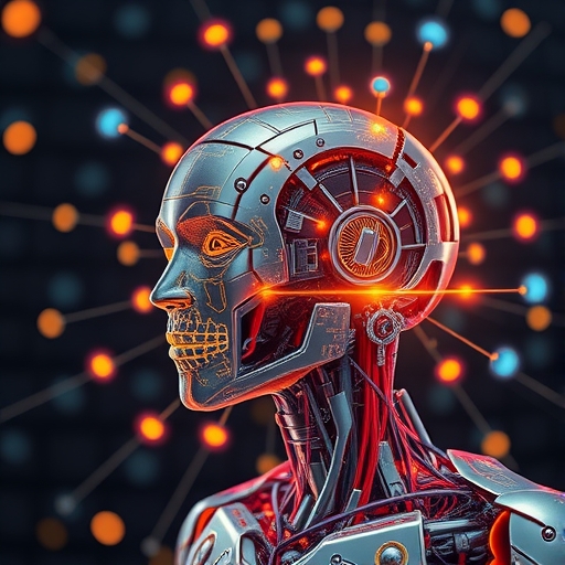 插圖代表金融科技中的風險管理與合規性，顯示抽象數據視覺化。