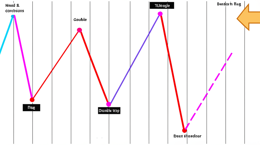 Illustration of bearish chart patterns for analysis
