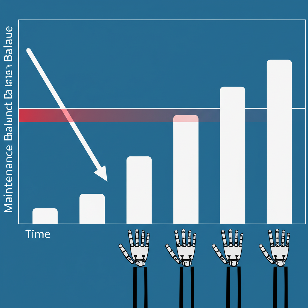 Sequence showing declining asset value, margin account falling below maintenance threshold, and automated execution of position closure