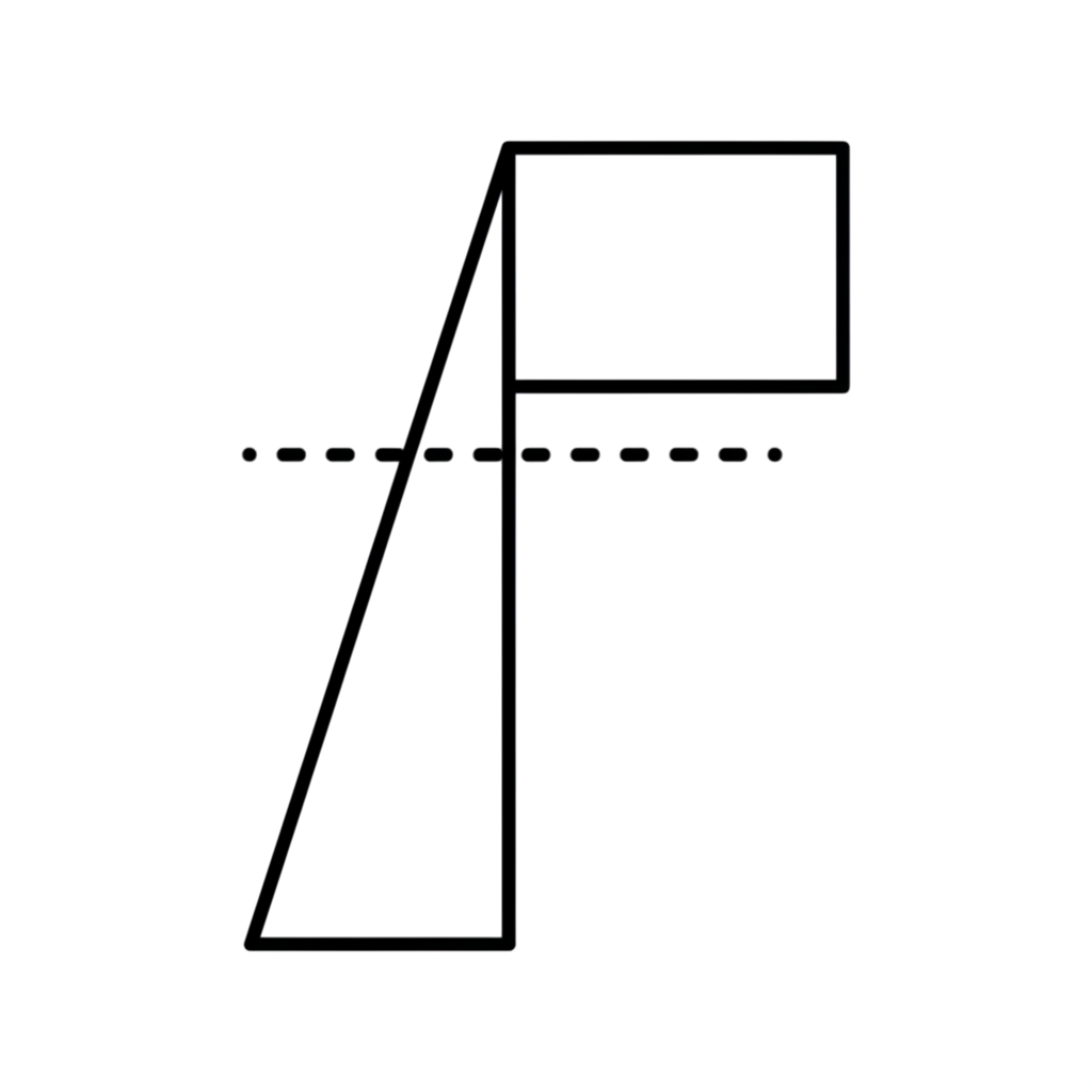 Illustration of a financial chart showing a flag pattern with a steep pole and a rectangular consolidation flag, resembling a flag on a flagpole, indicating a pause in a strong trend before continuation.
