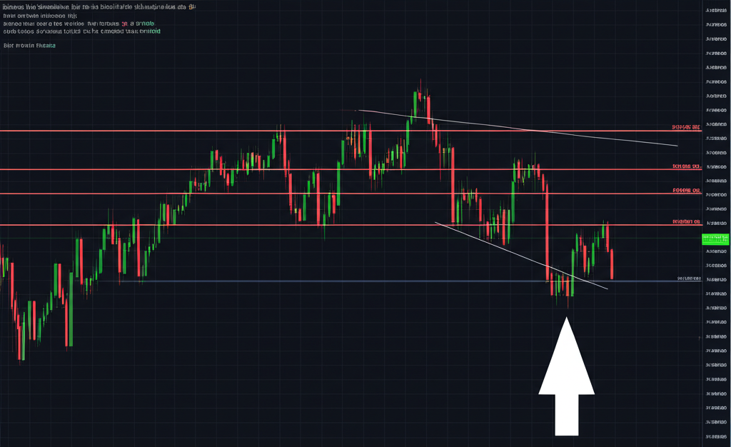 Forex chart with horizontal pivot lines showing support and resistance levels, illustrating predictive analysis and forward-looking market assessment