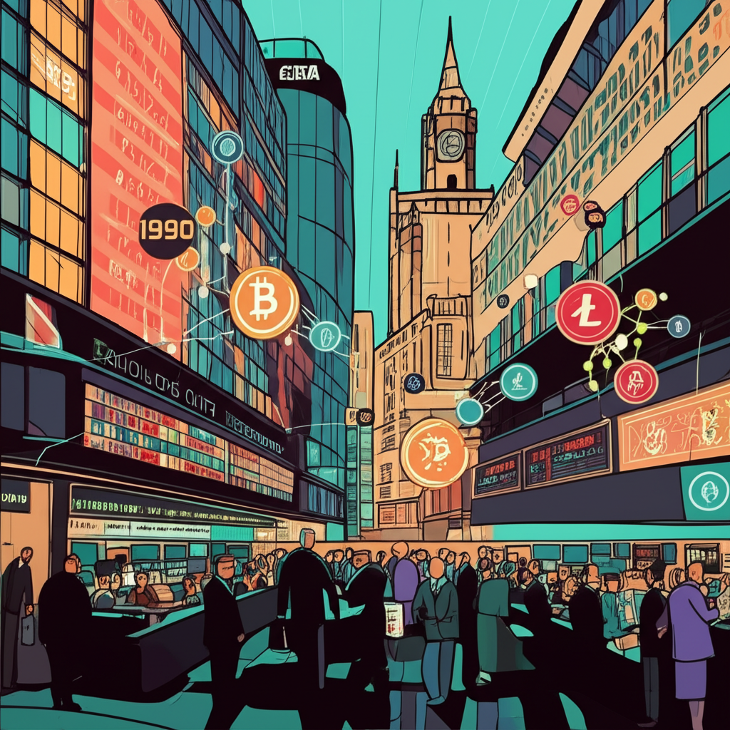 Historical evolution from 1990s financial markets to modern crypto CFD trading across rising and falling markets